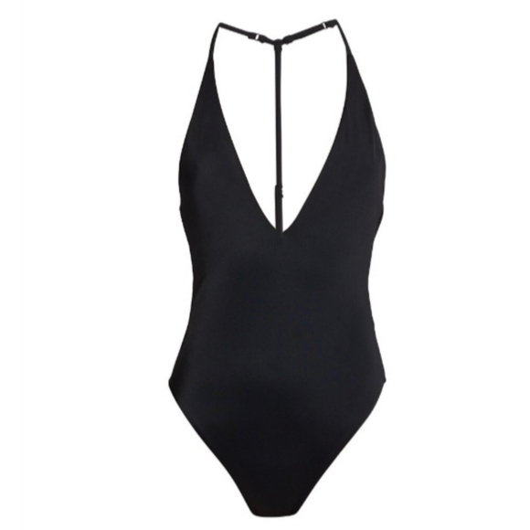 Onia Other - NWT Onia Helene Halterneck Black One-Piece Swimsuit - L